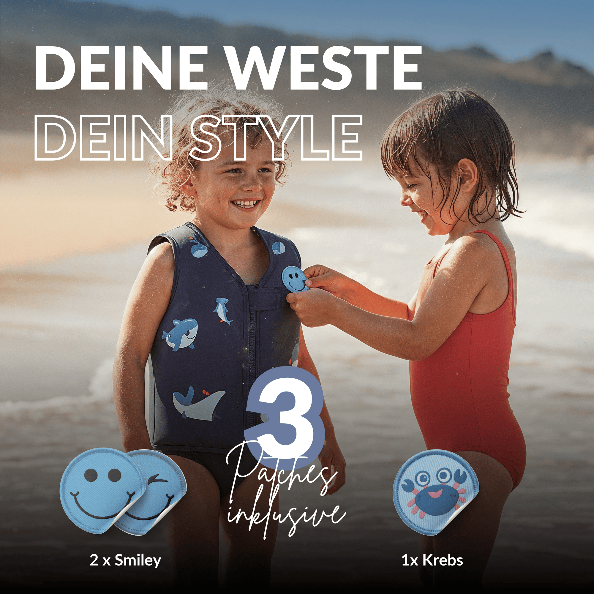 NOARD Kinder Schwimmweste "Ocean Friends"