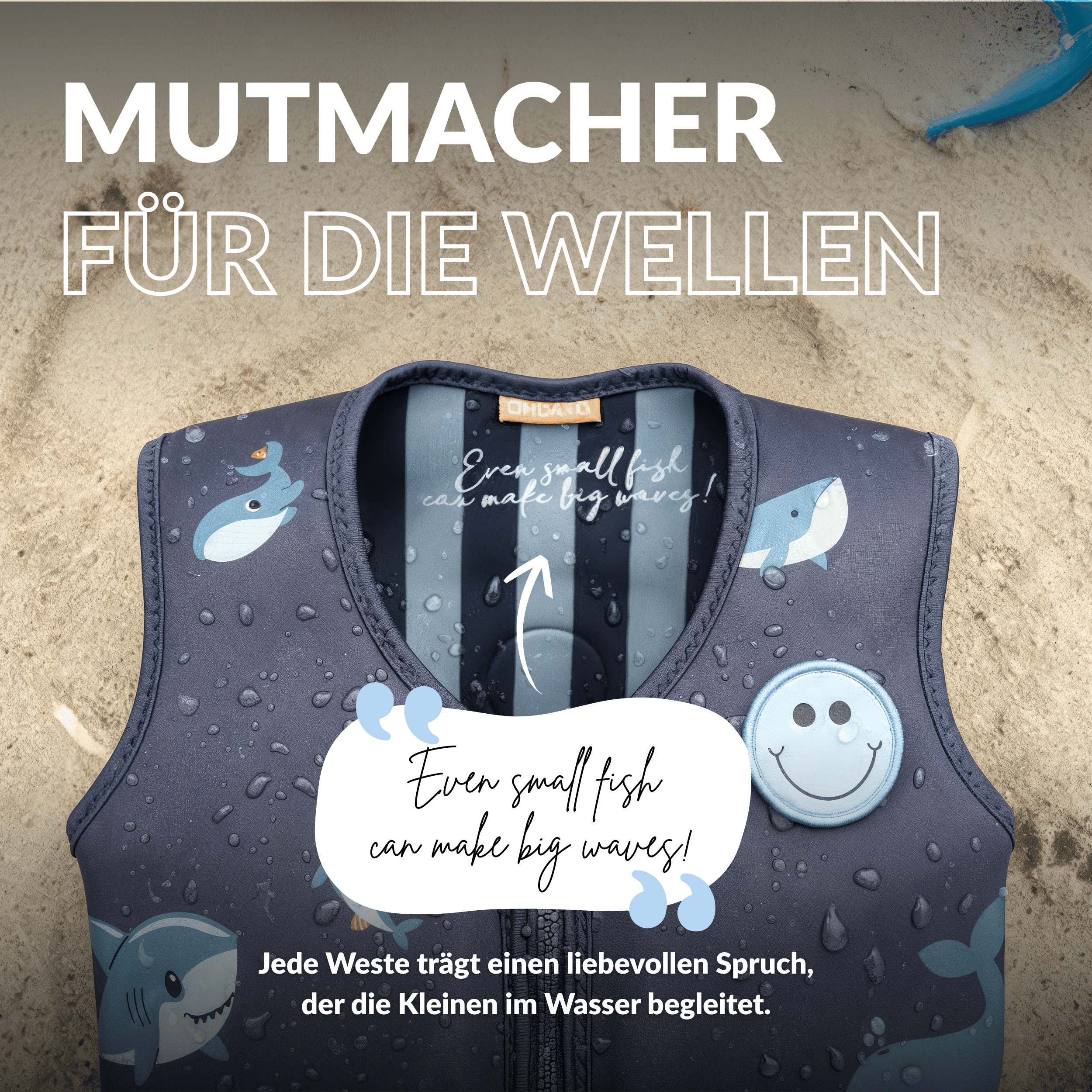 NOARD Kinder Schwimmweste "Ocean Friends"
