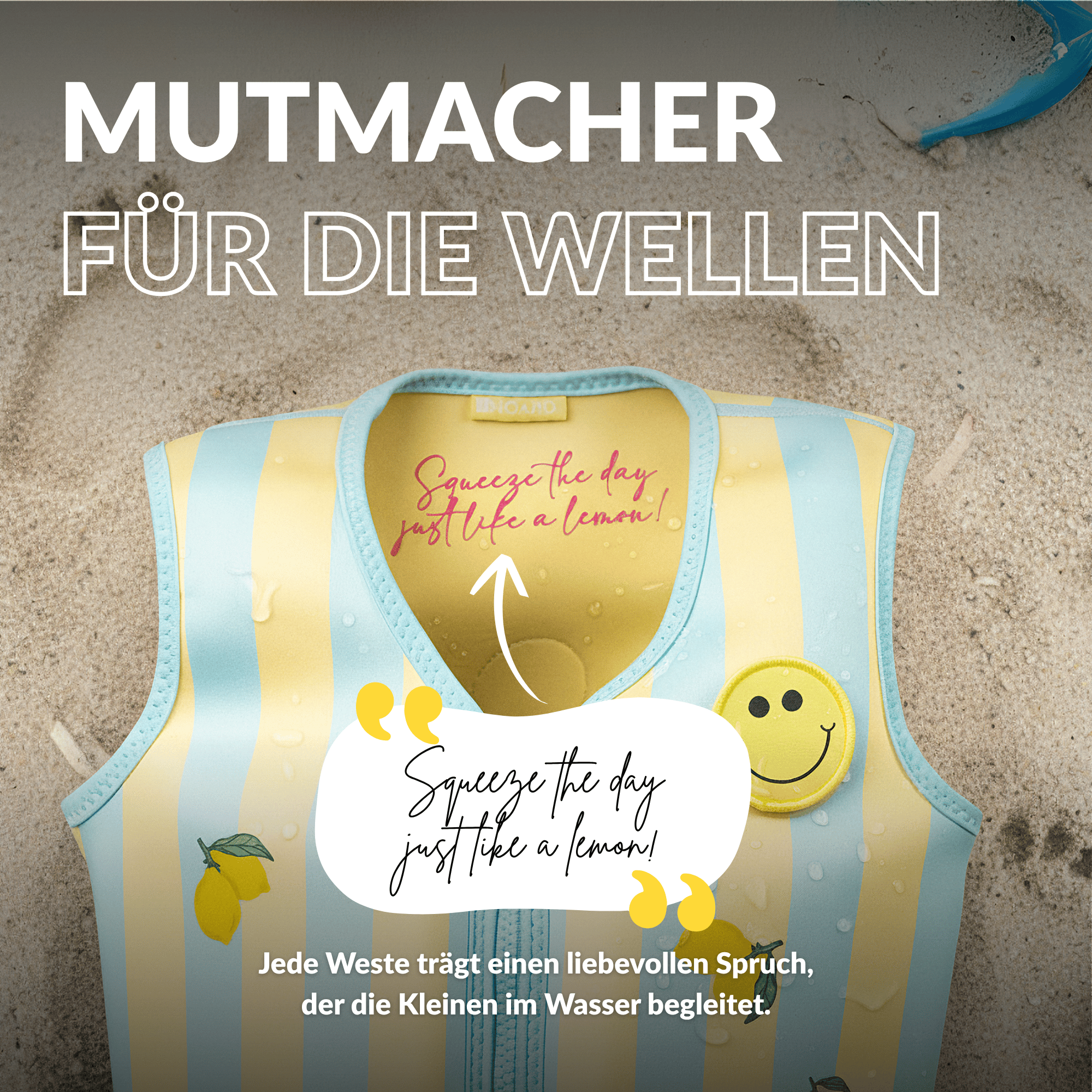NOARD Kinder Schwimmweste "Fruity Friends"
