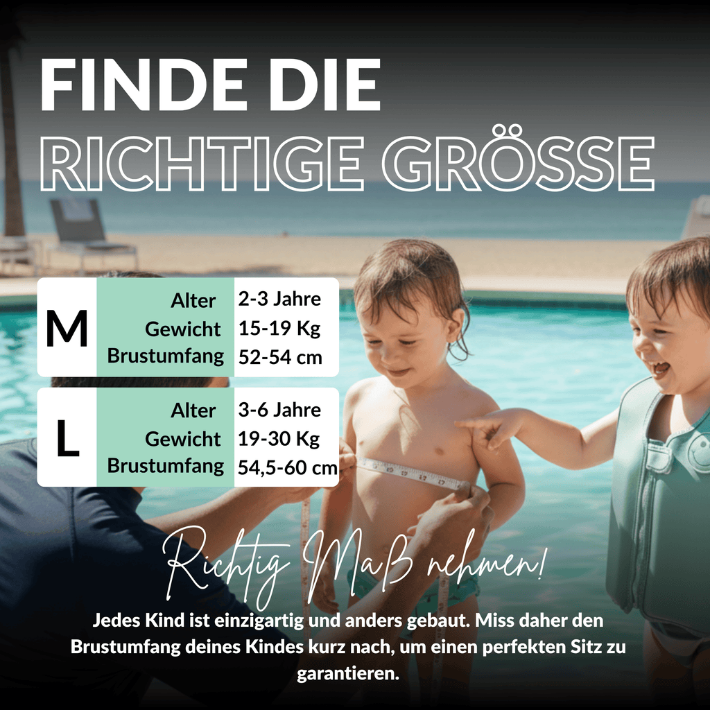 NOARD Kinder Schwimmweste "Simply Green"