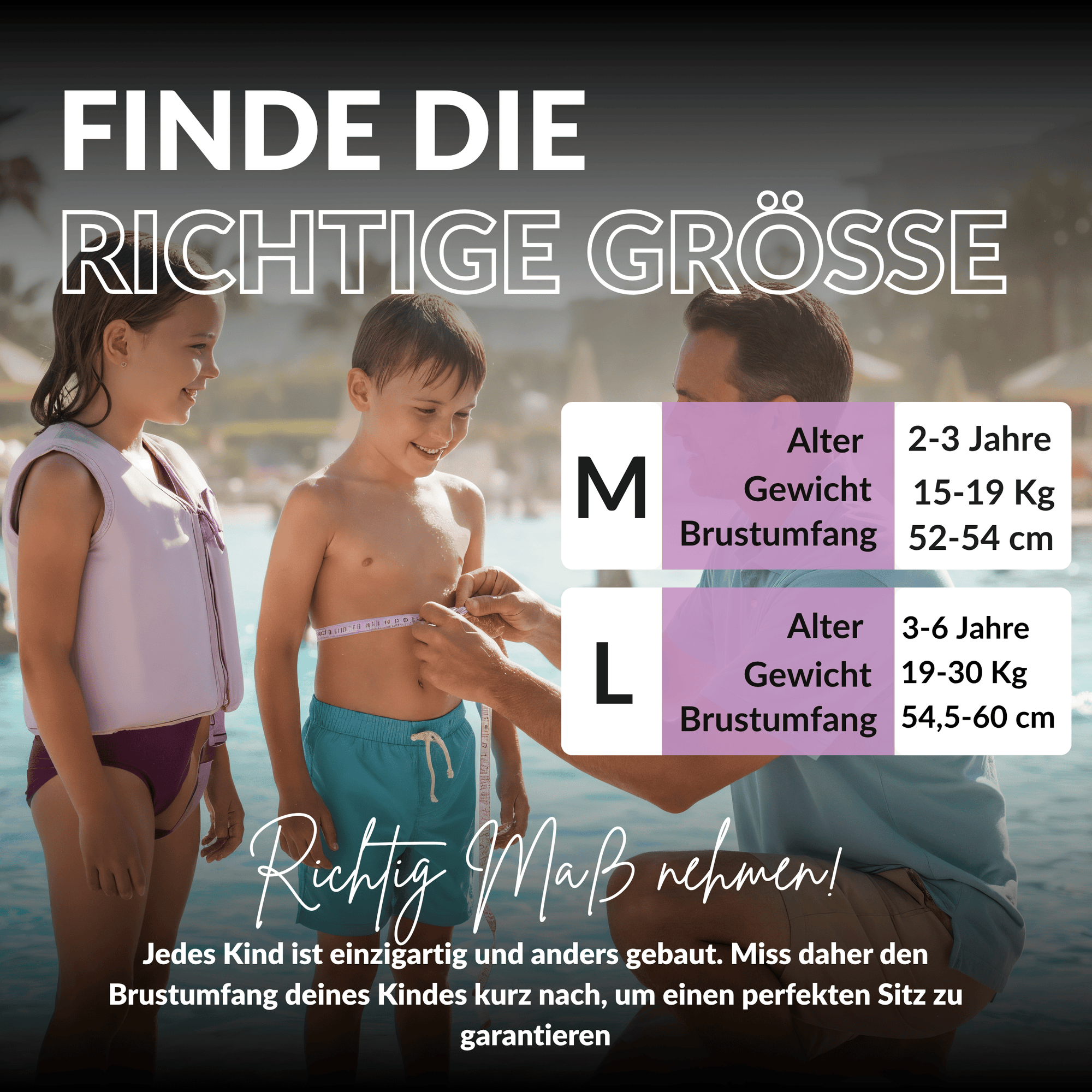 NOARD Kinder Schwimmweste "Simply Purple"