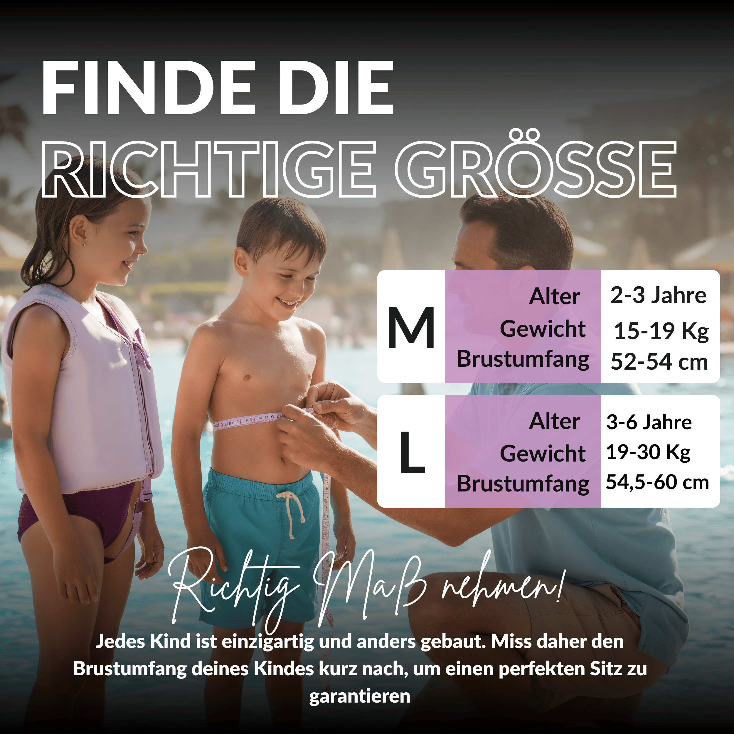 NOARD Kinder Schwimmweste "Simply Purple"