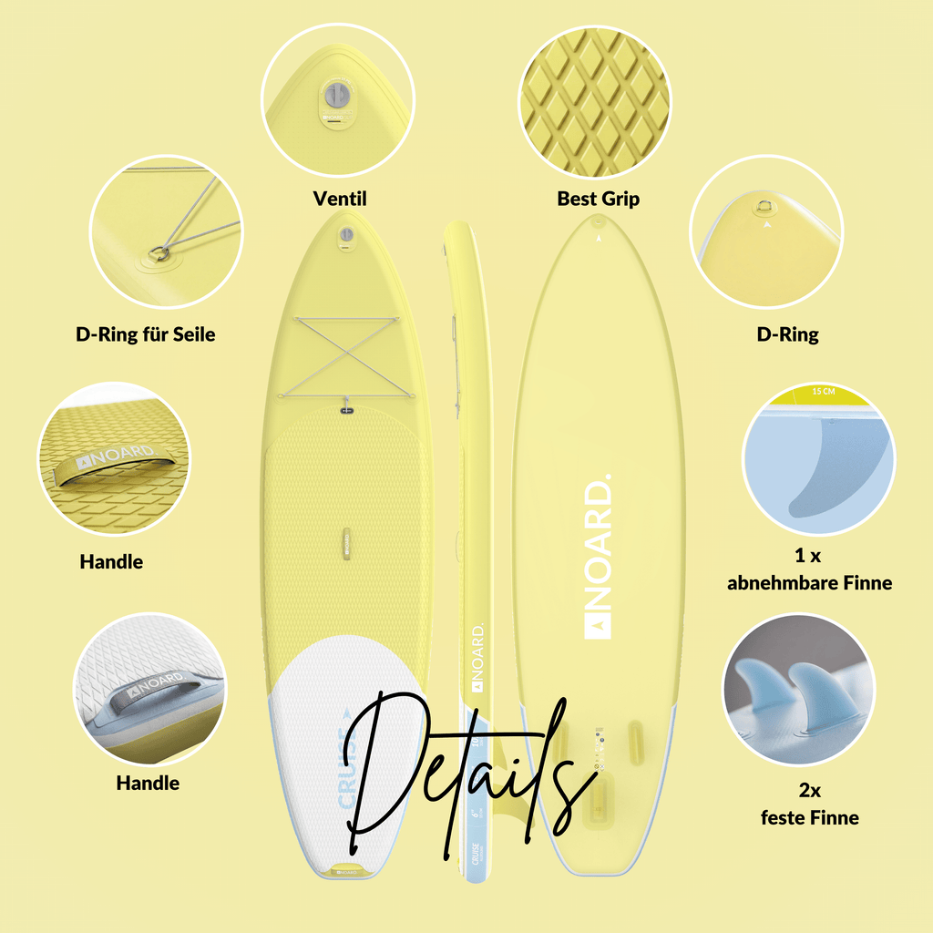 NOARD Allround SUP lemon squeeze – 326 cm
