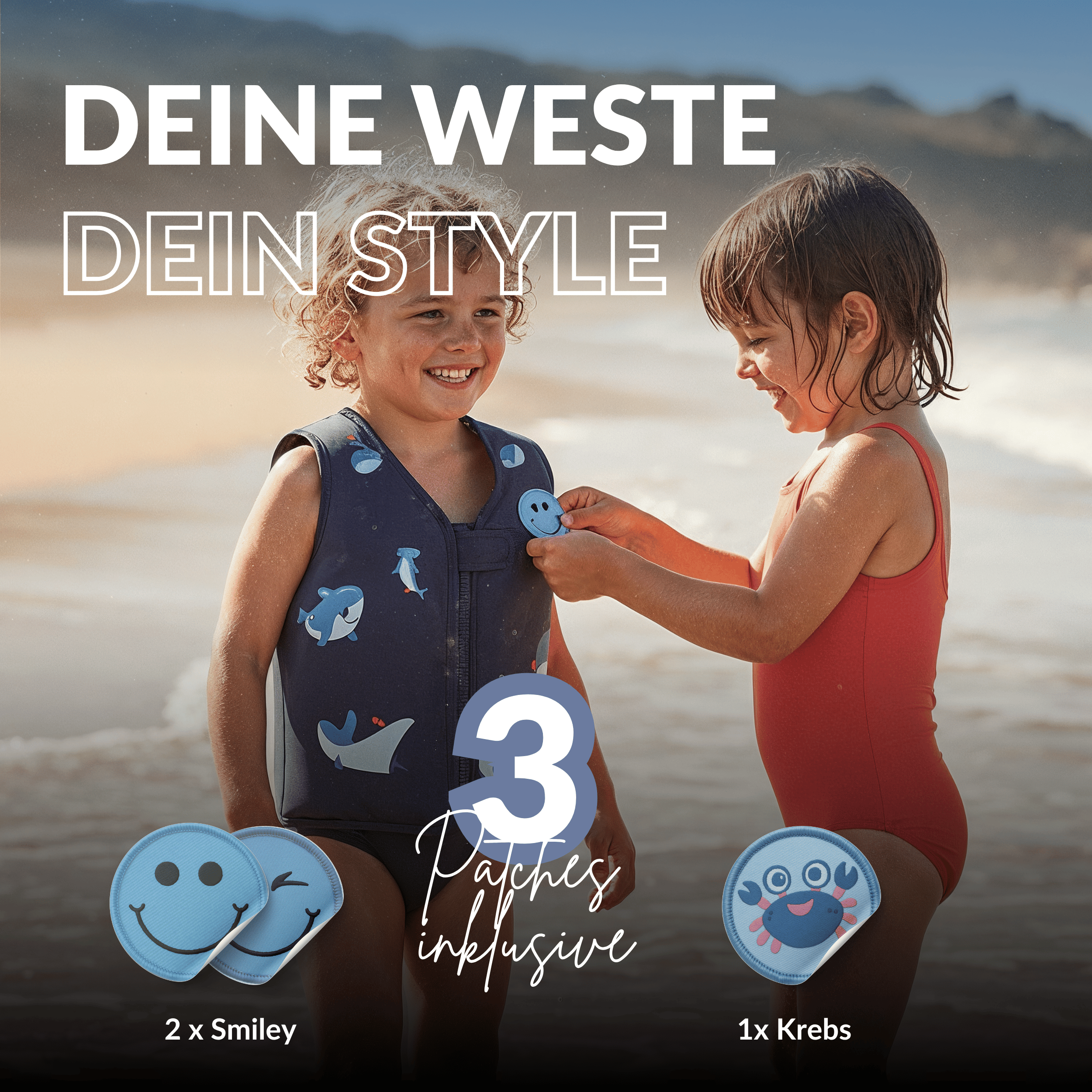 NOARD Kinder Schwimmweste "Ocean Friends"