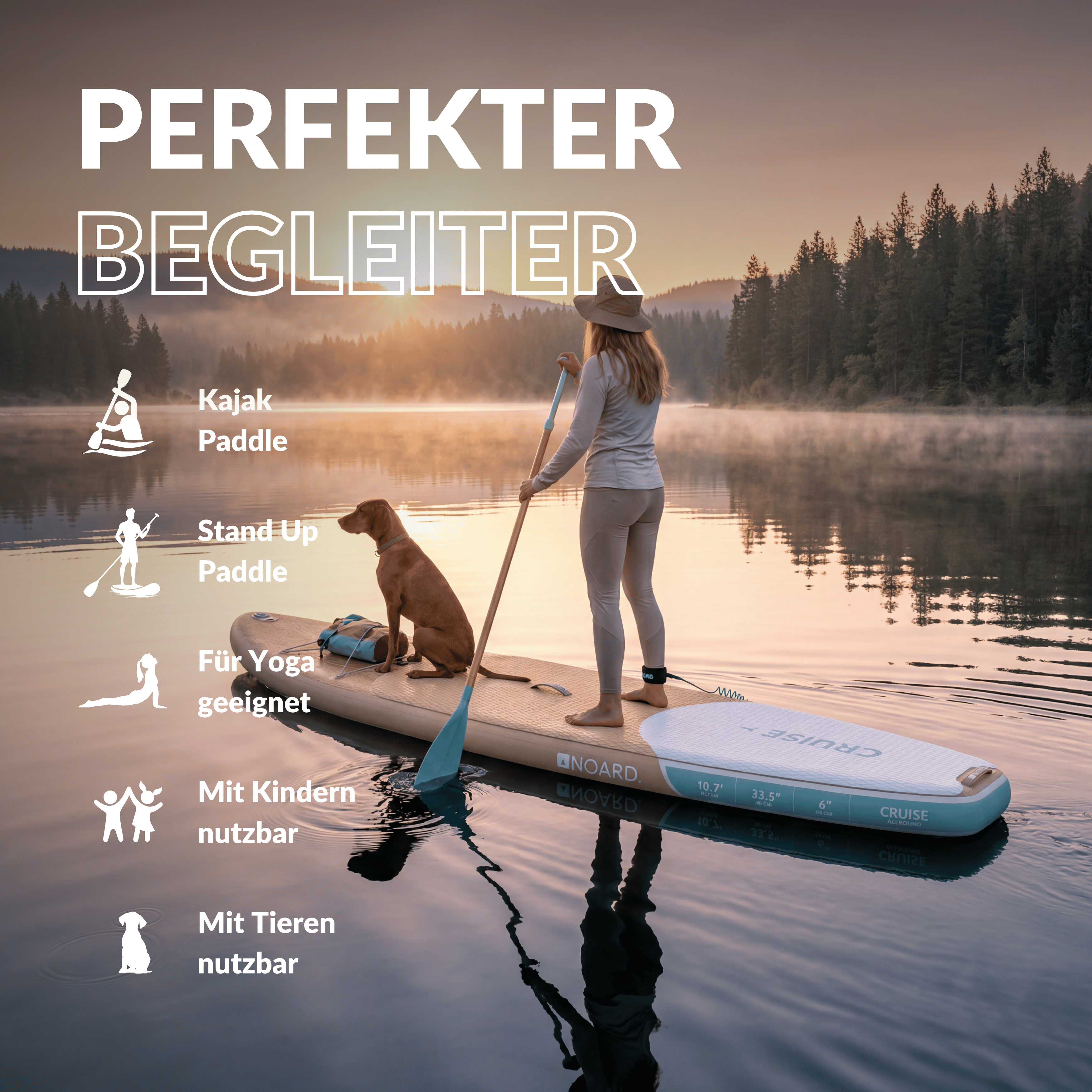 NOARD Allround SUP Woodflow – 326 cm