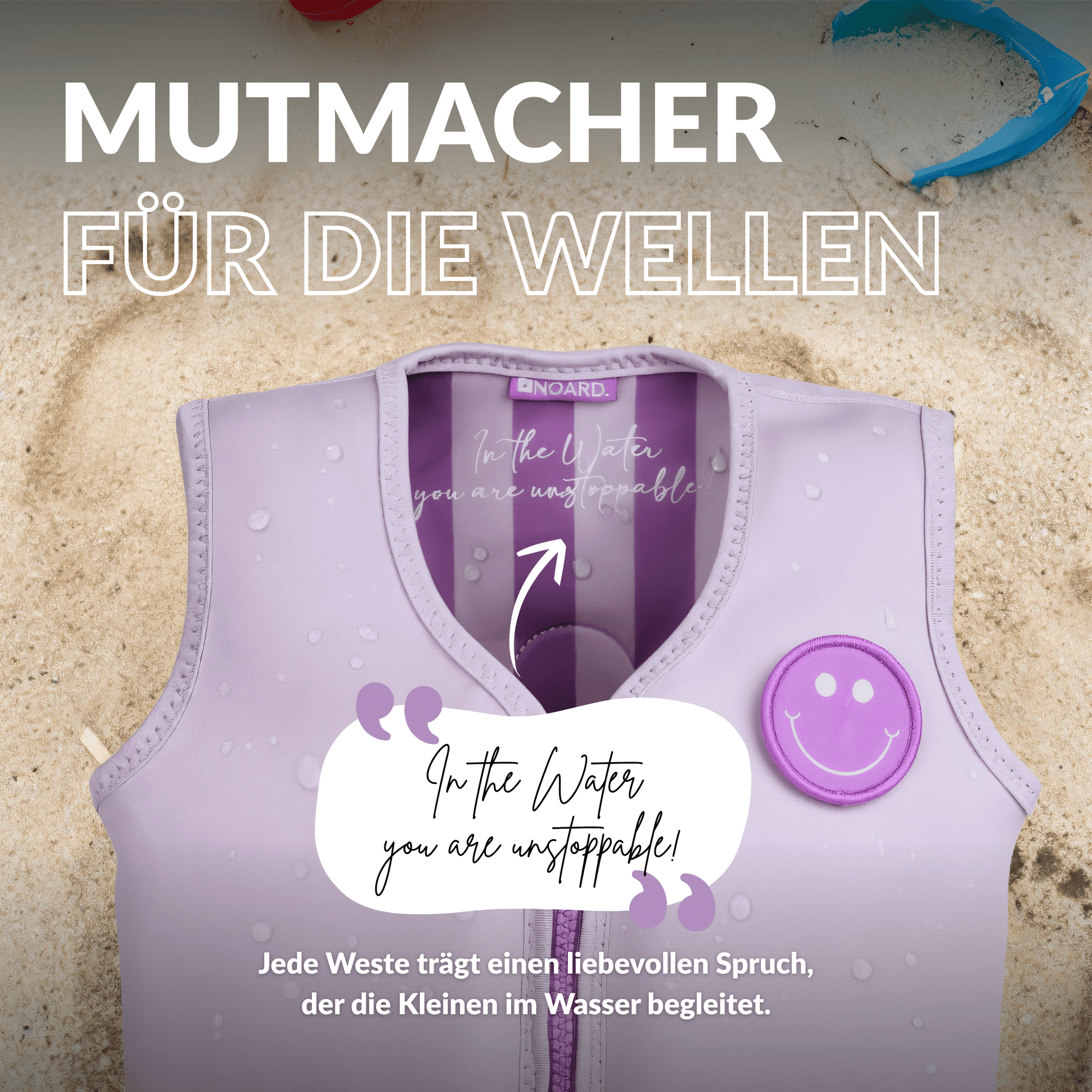 NOARD Kinder Schwimmweste "Simply Purple"