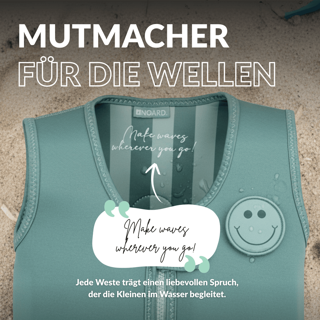 NOARD Kinder Schwimmweste "Simply Green"