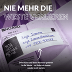 NOARD Kinder Schwimmweste "Simply Purple"