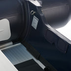 Detailaufnahme von dem Robusten Aluminiumboden. 