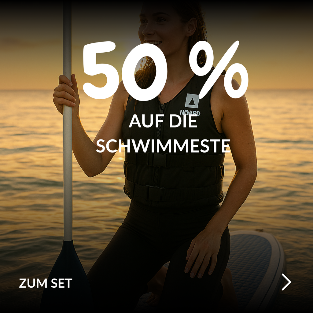 Schwimmweste und SUP im Set 