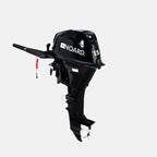 Noard 15 PS Außenbordmotor mit aluminiumverstärktem Propeller und hochwertiger Drehgaspinne.