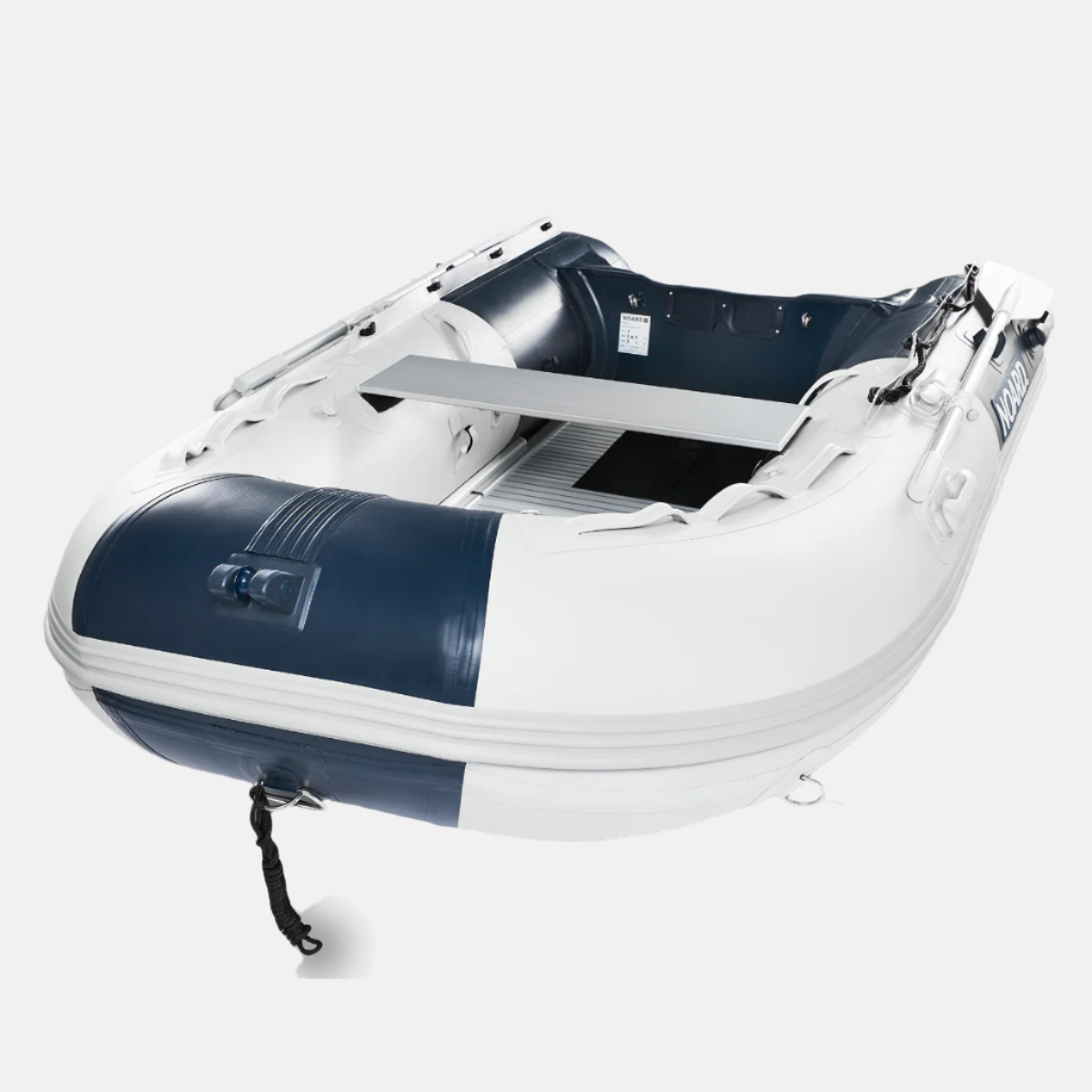 Vorderansicht vom Noard Schlauchboot.