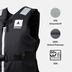 Noard Schwimmhilfe gefertigt aus 100% Oxford Polyester und EPE Schaumstoff.